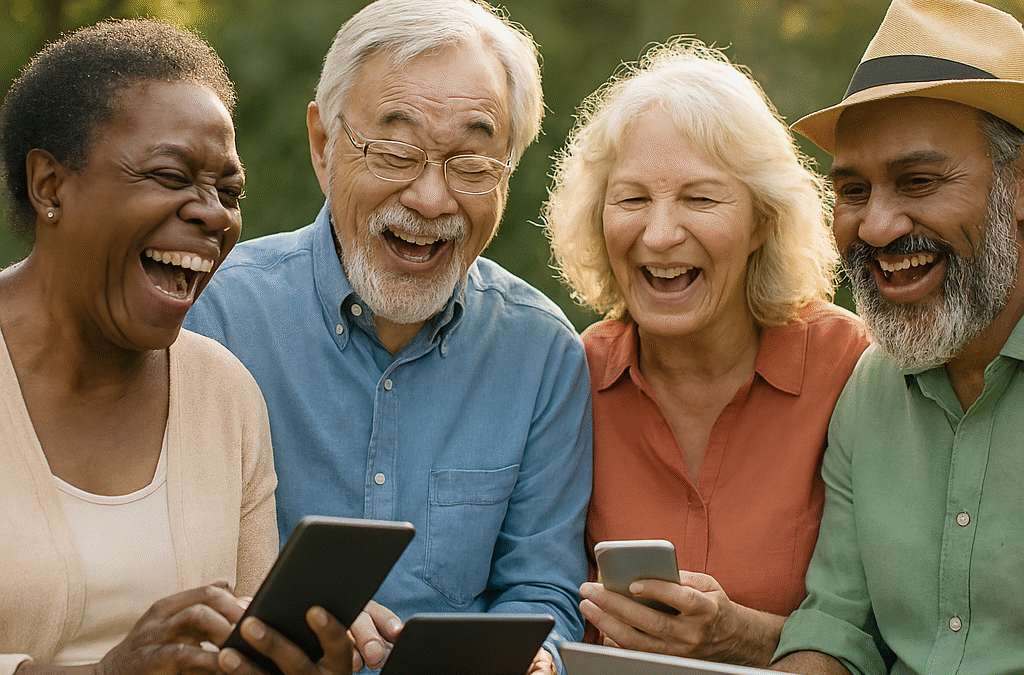 Zoom, Text, Meme! How Seniors Are Having the Last Laugh Online